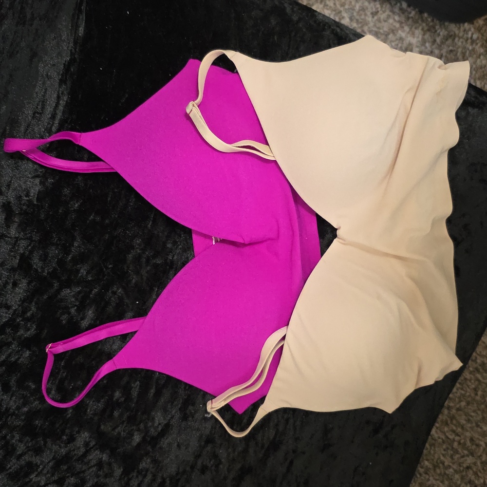 One Fuchsia And One Nude VS Pink Bra/Bralette W/Padding